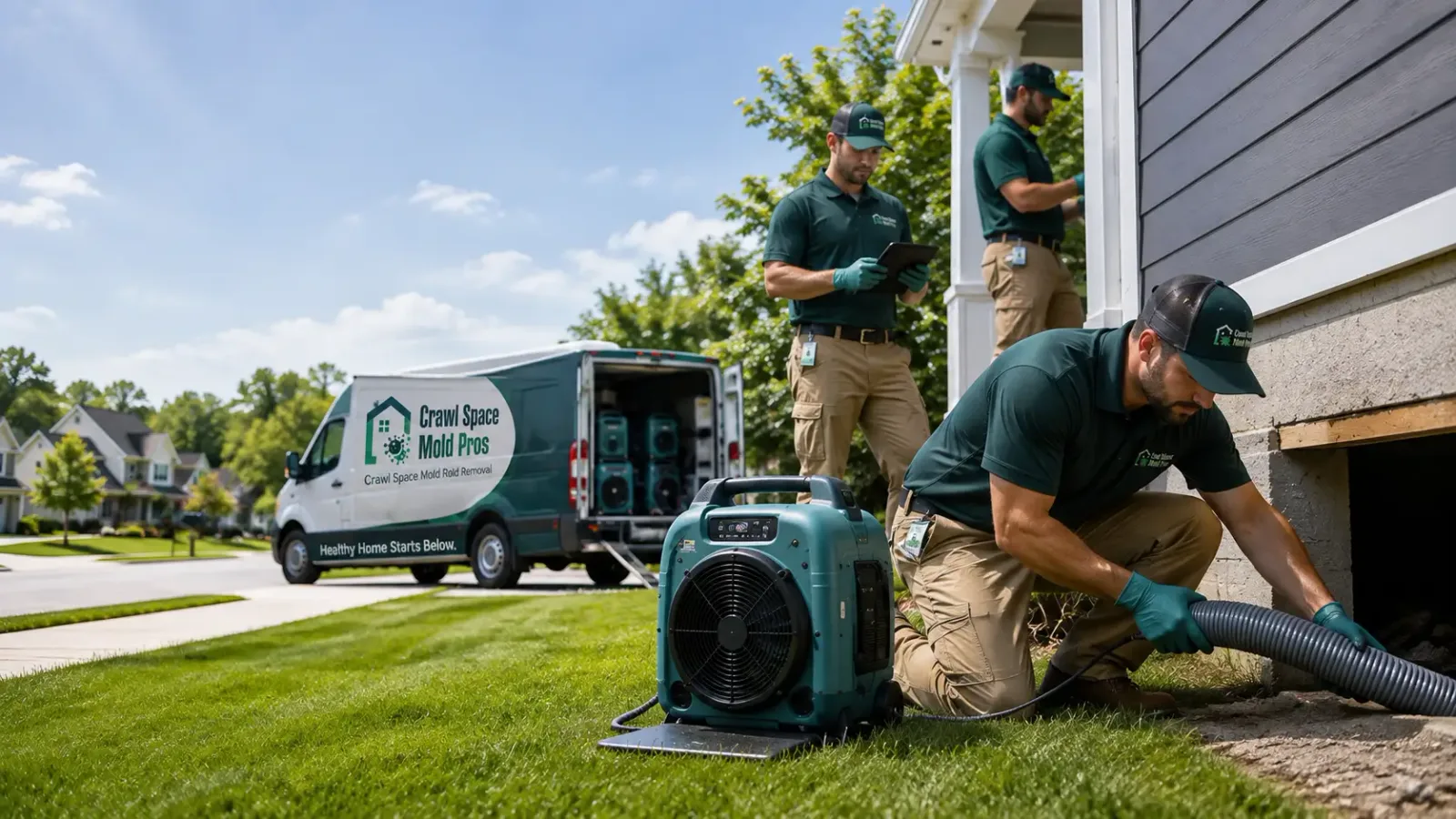 Crawl Space Mold Removal in Florissant, MO